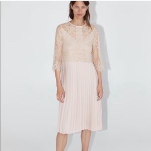 Zara vintage inspired lace dress